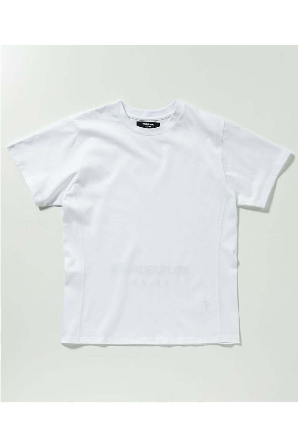 RHINESTONE T-SHIRT / ラインストーン バックロゴ Tシャツ (ホワイト)