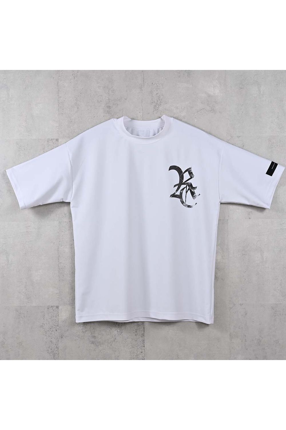 RC RUSH OVER TEE / ロゴ ラッシュガード オーバーサイズ Tシャツ （ホワイト/ブラック） (6月上旬入荷予定) ※オーダー締切:2月15日(日)18時