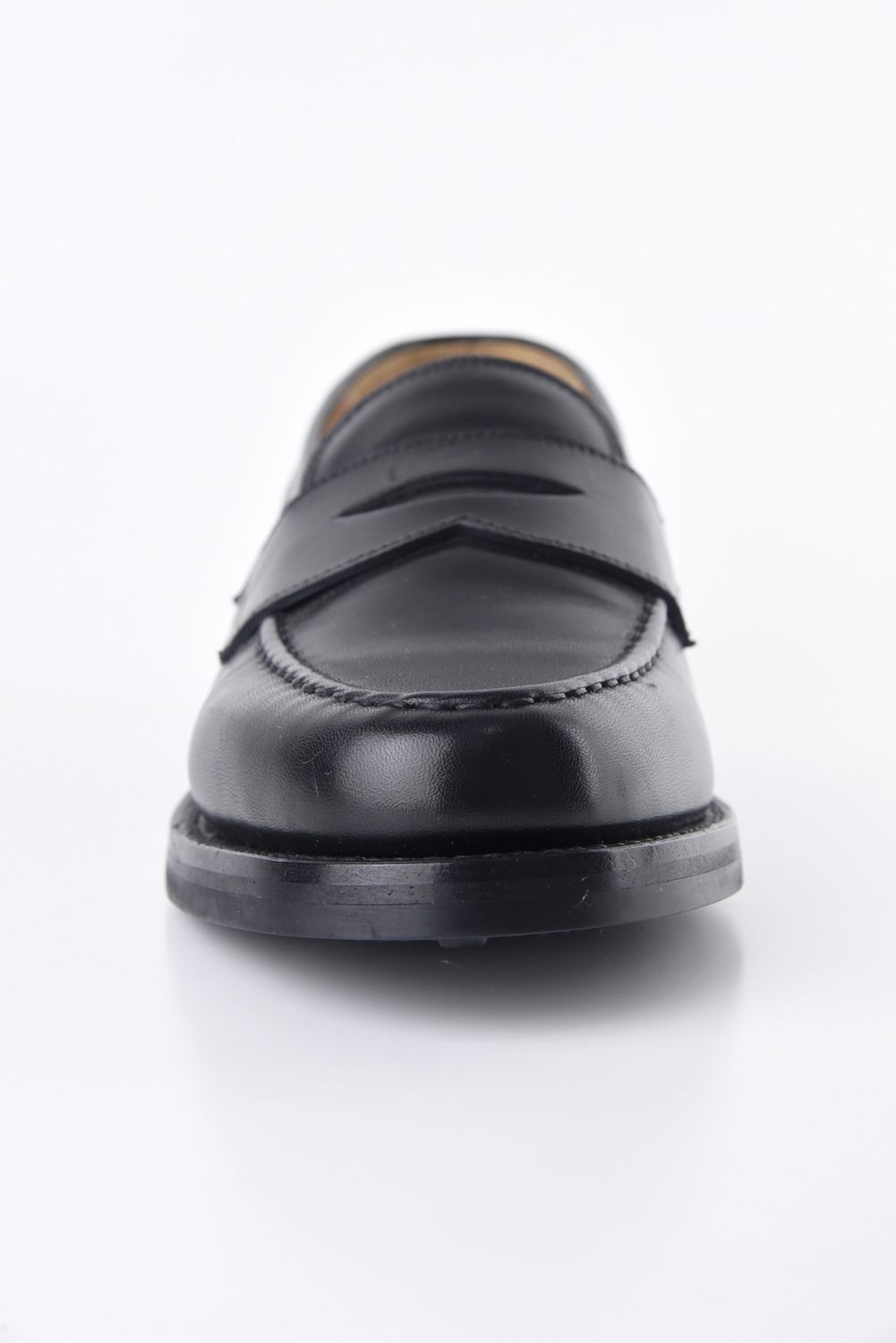 【訳ありアウトレット品】 SHOREDITCH / ペニーローファー フレンチカーフ ブラック