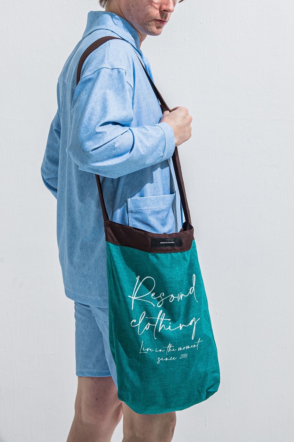 【RESOUND X Lagu】 BLANKET&ECOBAG / ビーチブランケット＆エコバッグ (ターコイズ） (4月下旬頃入荷予定) ※オーダー締切2月15日(日)18時