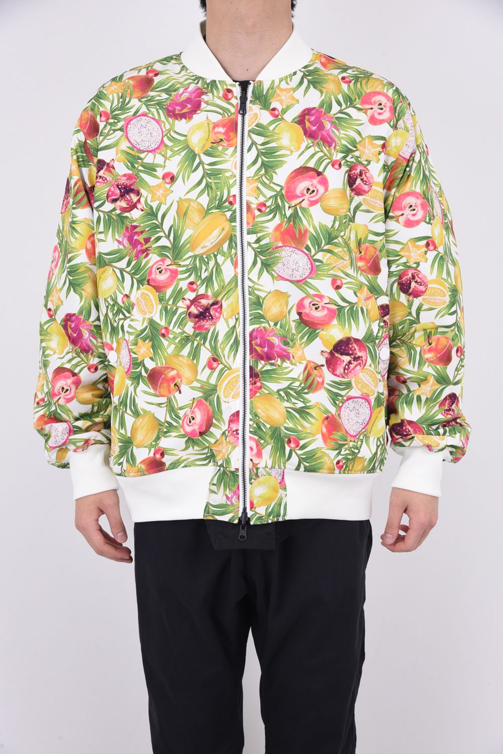 White Mountaineering - FRUIT REVERSIBLE MA-1- LIGHT / フルーツ ...