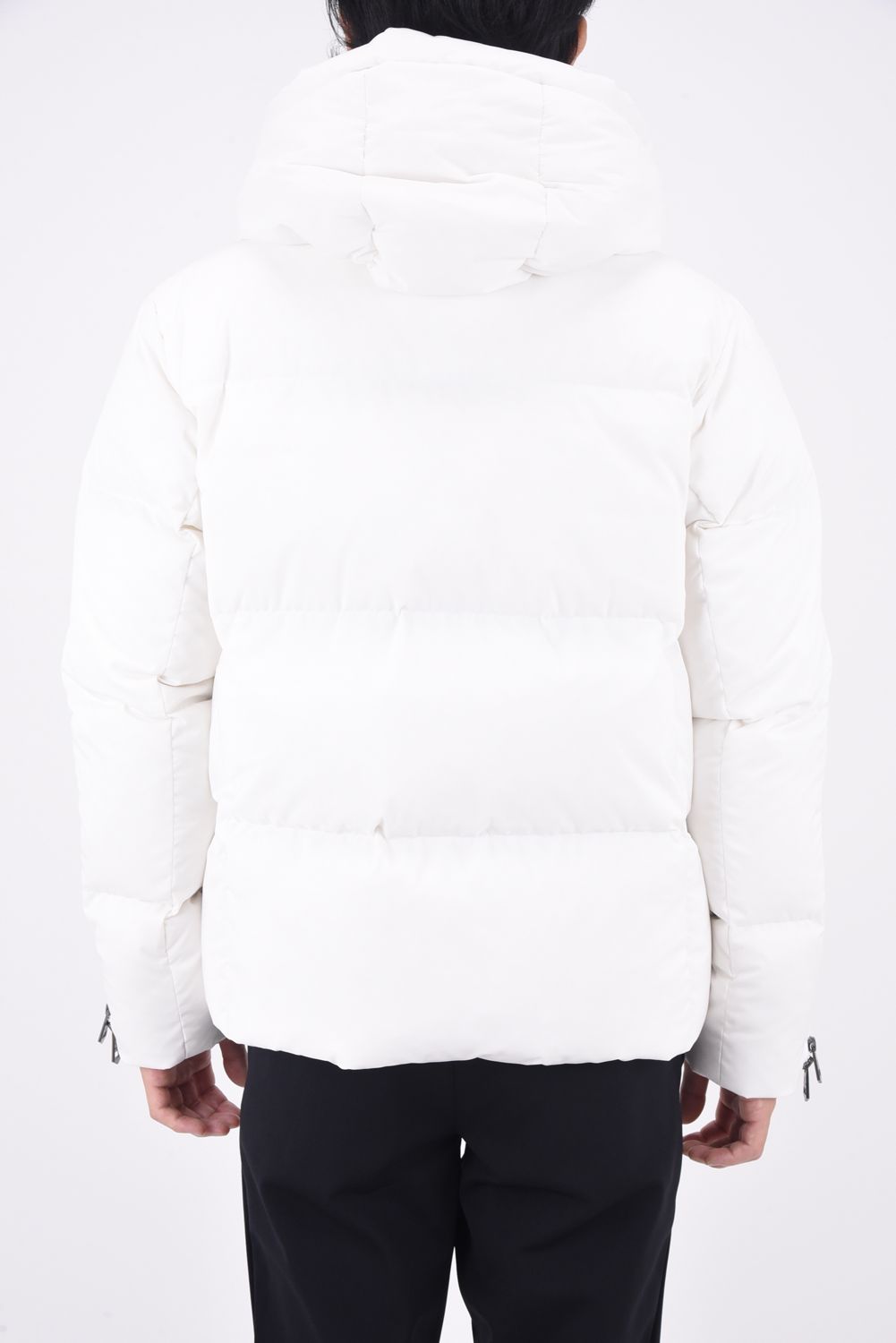 ZIP LOGO STRETCH DOWN JACKET / ジップロゴ ストレッチ ダウンジャケット ホワイト