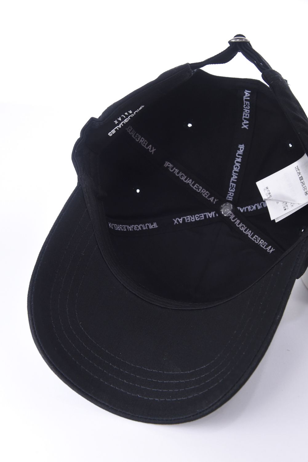 PLATE LOGO CAP / プレートロゴ キャップ (ブラック)