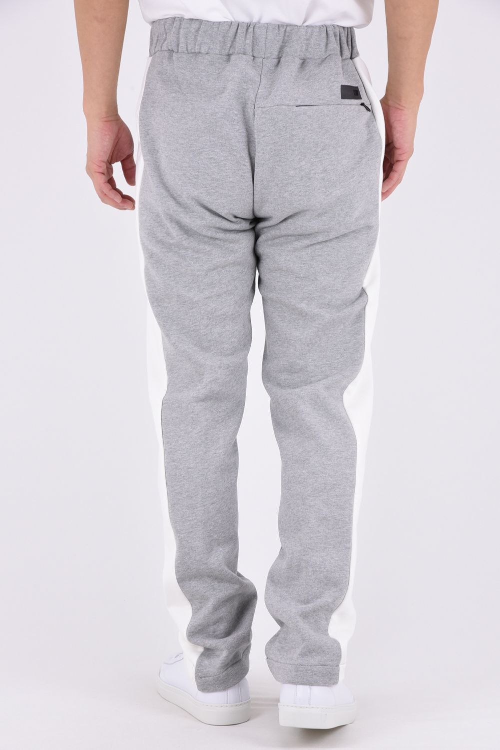 【26AW】 DREW PANT / ツートーン サイドライン スウェットパンツ (グレー/ホワイト)