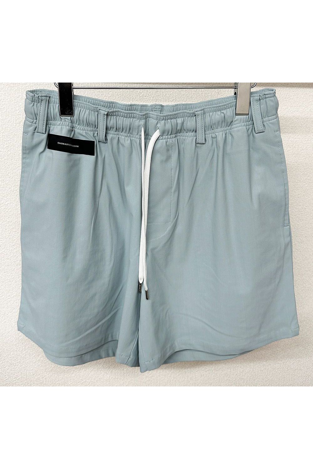 TV NYLON SHORTS / 高機能ナイロンマイクロファイバー ルーズフィット ハーフパンツ アクア