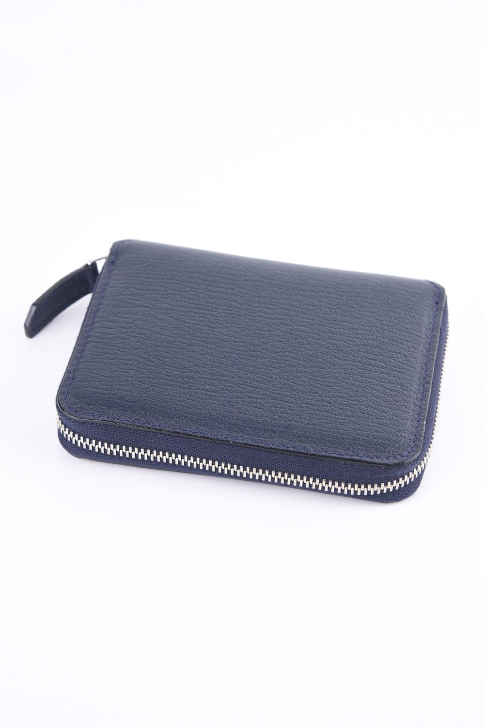 ROUND ZIP MINI WALLET / LA393GT ラウンドジップ ミニウォレット ネイビー / ホワイト