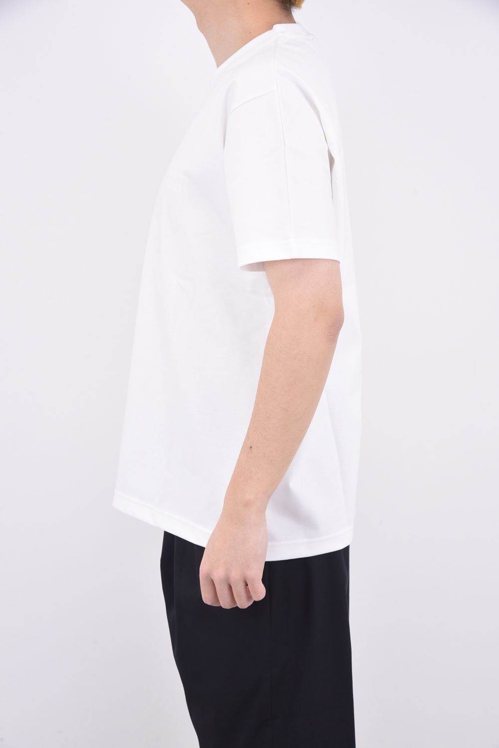 EION (エイオン) / ブランドロゴプリント  オーバーサイズ クルーネック 半袖 Tシャツ ホワイト