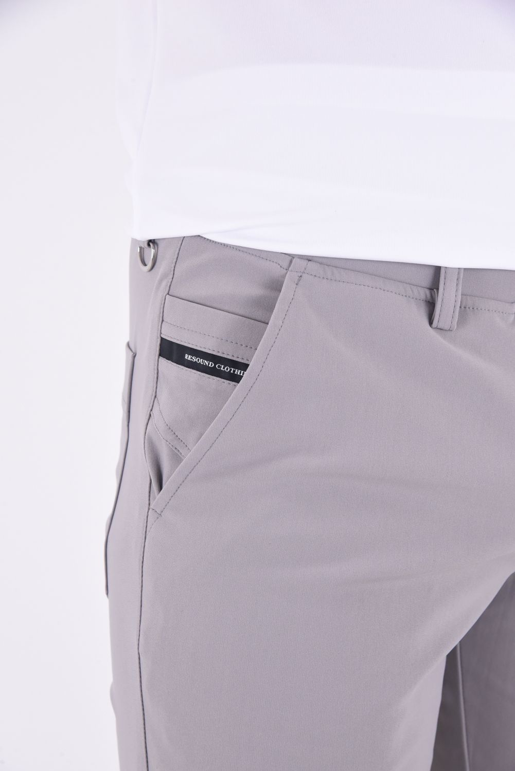 CHRIS EASY PANTS / 【定番】 高機能ナイロン マイクロファイバー スラックス イージーパンツ ナイロングレー
