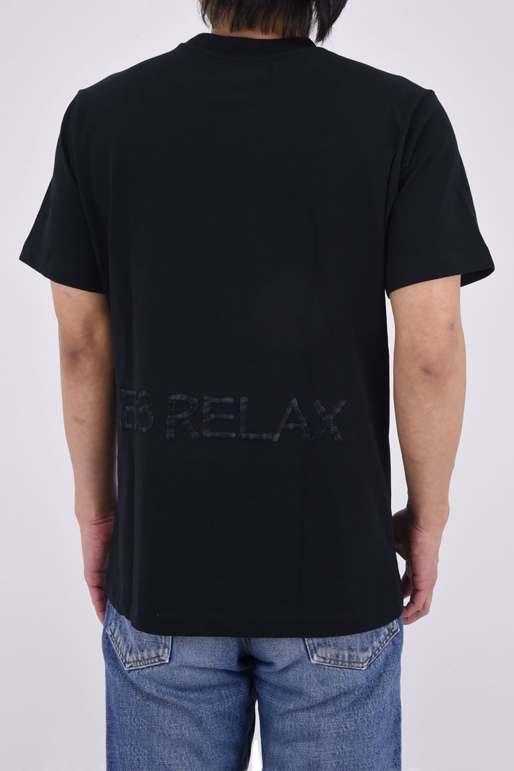 【26SS】 HAND EMBROIDERED LOGO T-SHIRT / ブランドロゴ刺繍 Tシャツ (ブラック)