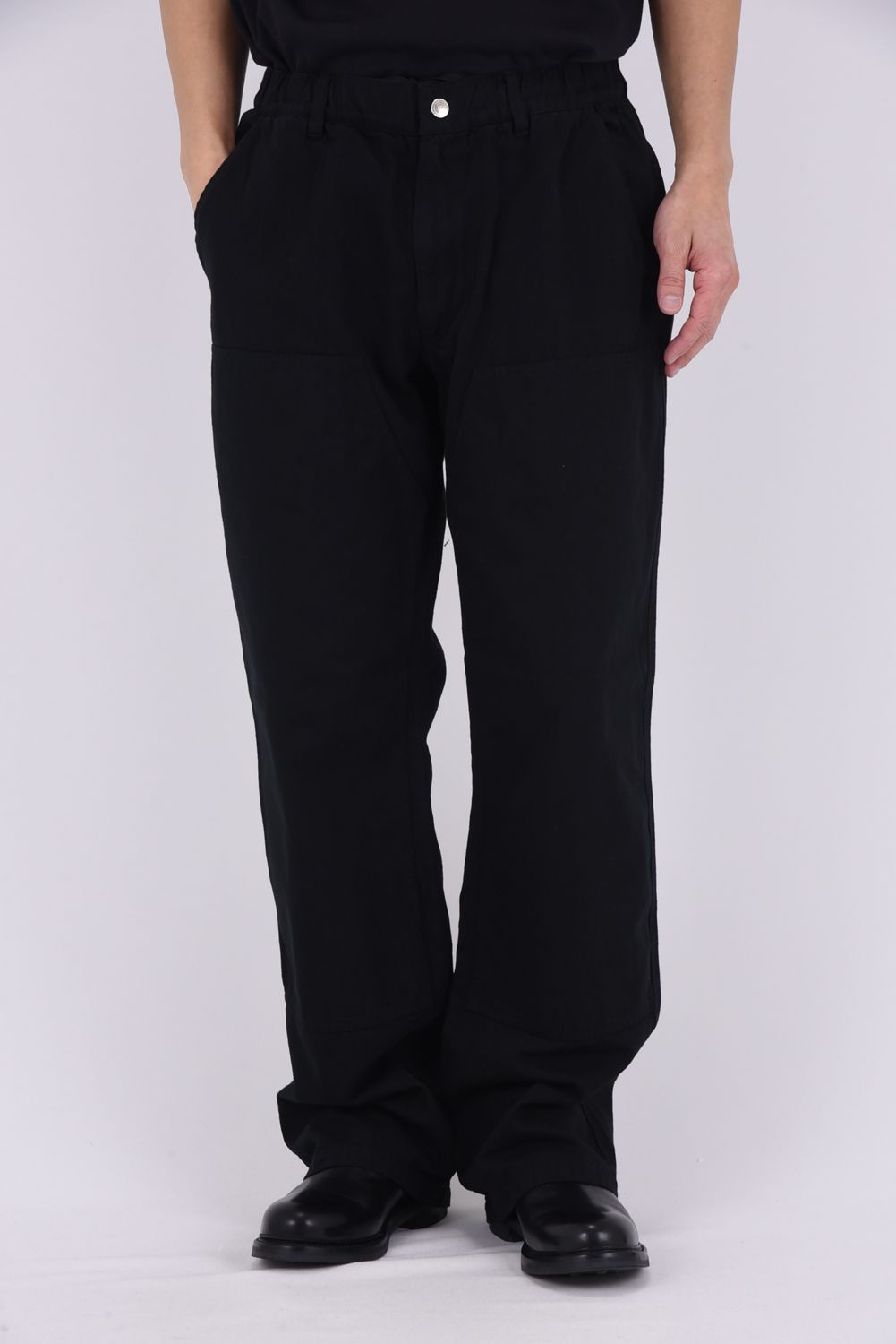 【26SS 39th】 DOUBLE KNEE PT / ダブルニー ワークデニムパンツ (ブラック)