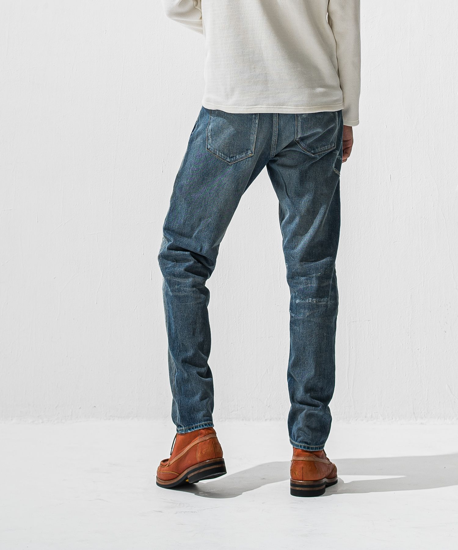 SCOTT JEANS / ライトオンス ヴィンテージジーンズ (インディゴユーズド) (12月中旬入荷予定) ※オーダー締切:9月7日(月)17時
