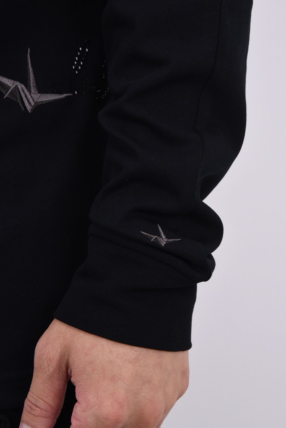 【26AW】 JEWELRY LOGO MERCERIZED LONG-SLEEVE T-SHIRT / ジュエリーロゴ マーセライズドコットン 長袖Tシャツ (ブラック)