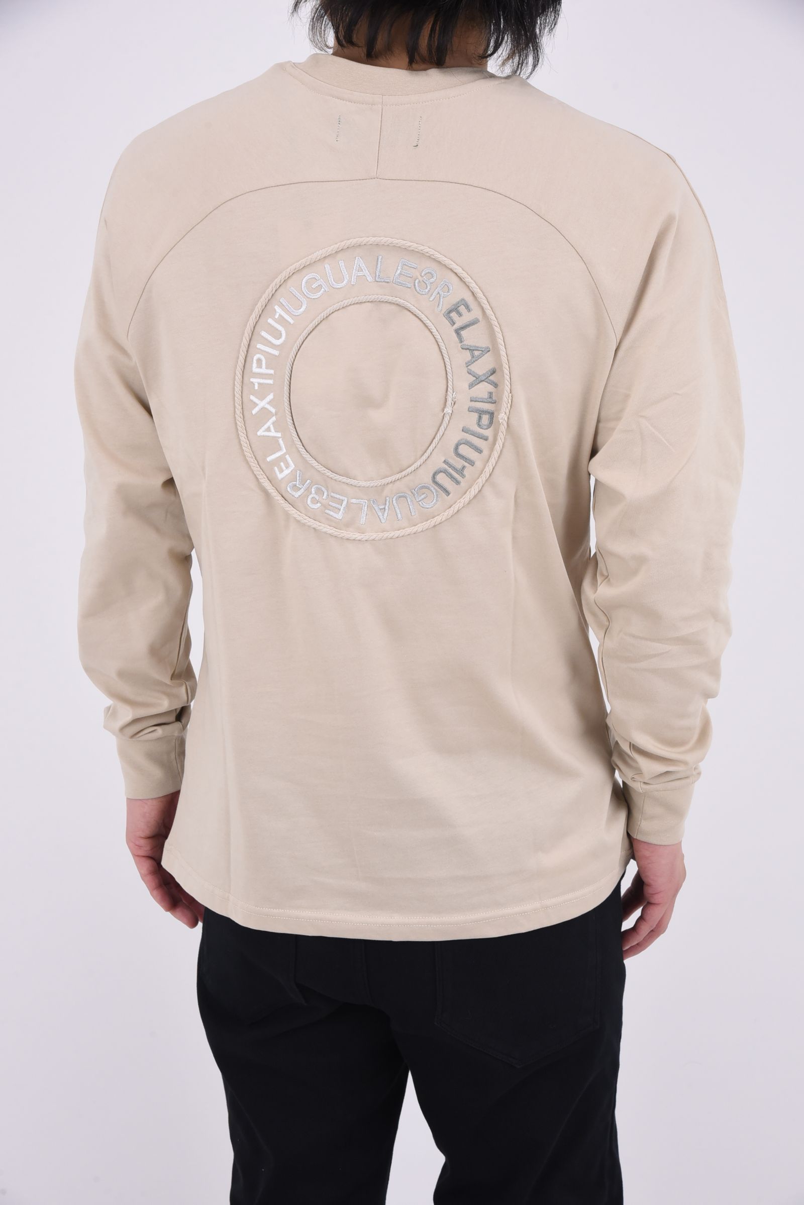 CIRCLE LONG T-SHIRT / サークルロゴ ロングスリーブ (ベージュ)