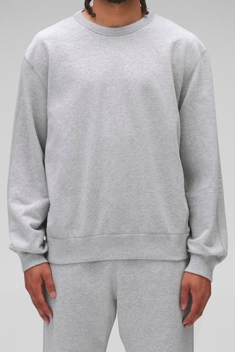 【国内正規品】【STANDARD FIT】 MIDWEIGHT TERRY CREWNECK / ミッドウェイト クルーネックスウェット (ヘザーグレー)