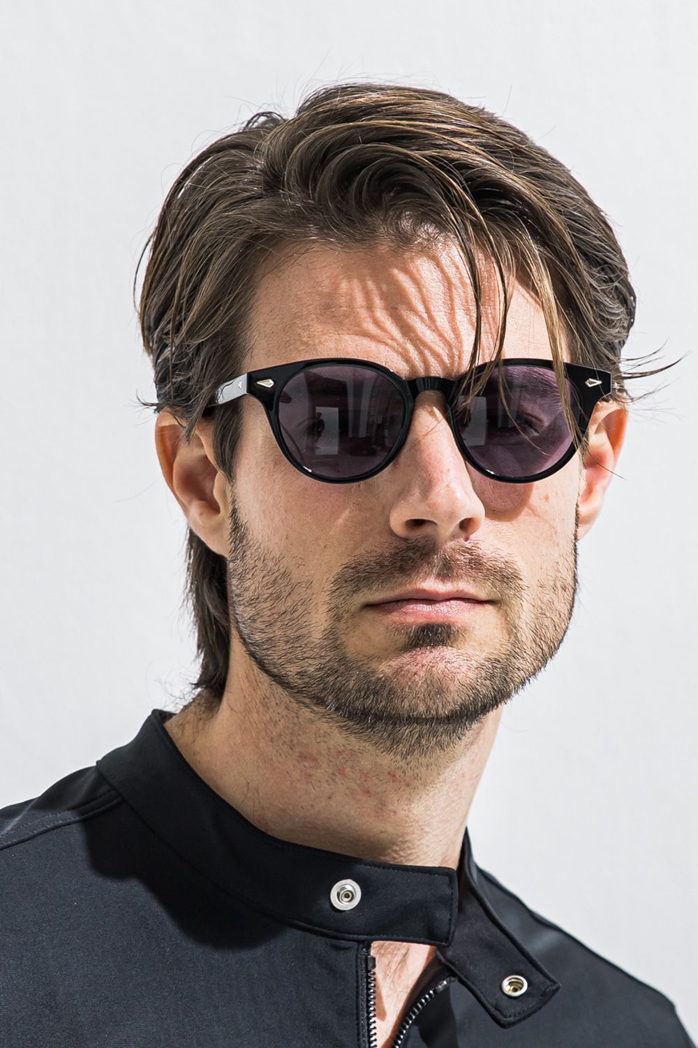 RLJ GLASS / ボストンフレーム サングラス (ブラック) (近日入荷予定)  ※オーダー締切:2月15日(日)18時