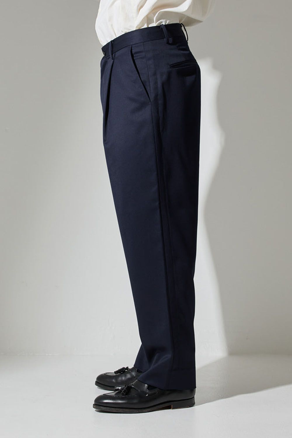 colon - 1OUT-PLEATS PANTS WOOL GABARDINE / ウールギャバジン
