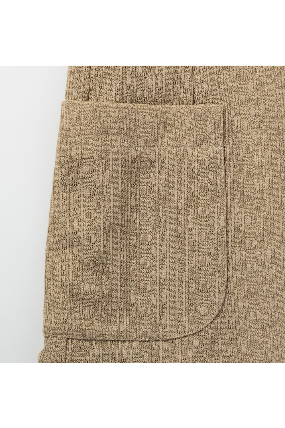 【26SS】 LINEN TOUCH JACQUARD JACKET / リネンタッチ テーラードシングルジャケット (ベージュ) (2月中旬入荷予定)