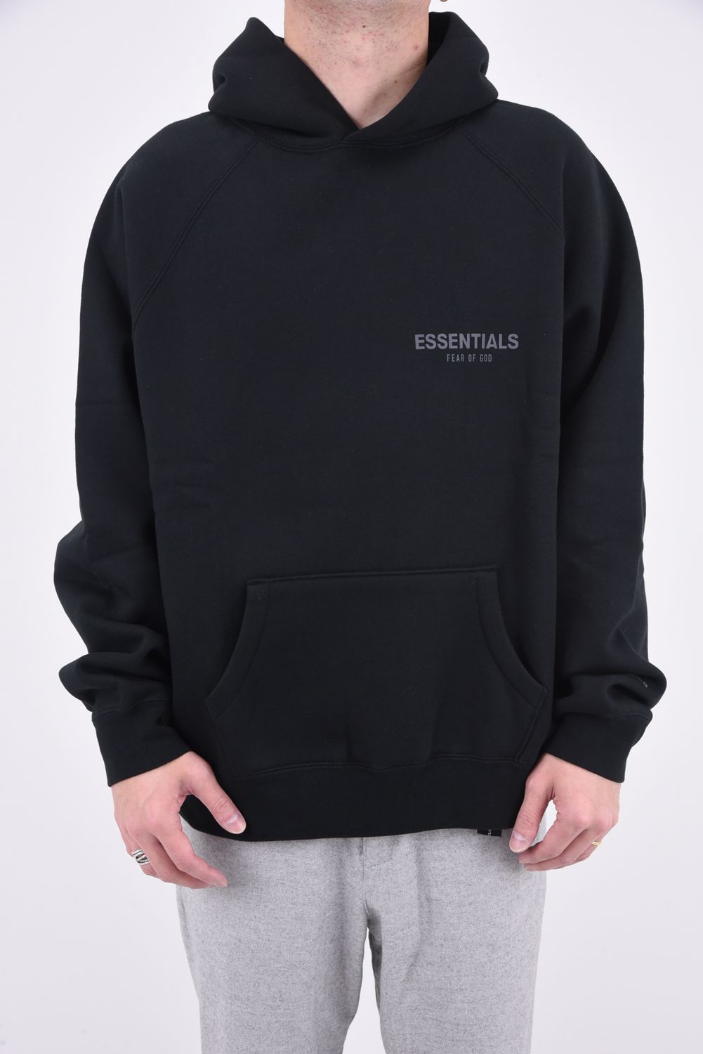 FOG ESSENTIALS - ESSENTIALS 21FW 1POINT LOGO HOODIE / 裏起毛