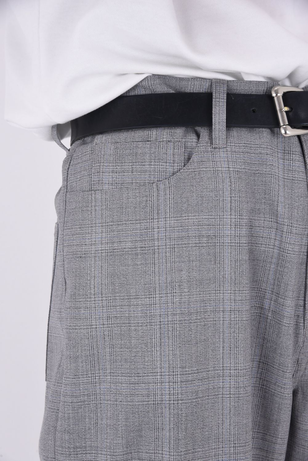 SUMMER WOOL 5-POCKT PANTS / サマーウール 5ポケット パンツ (チェック）