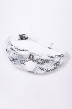 MESH WAIST BAG / メッシュ生地 ボディバッグ ホワイトカモ