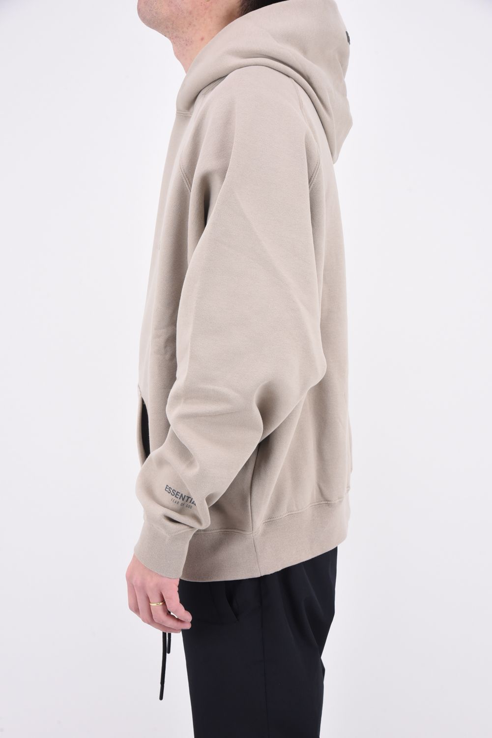 メンズfear of god essentials パーカー TAN CORE L - パーカー