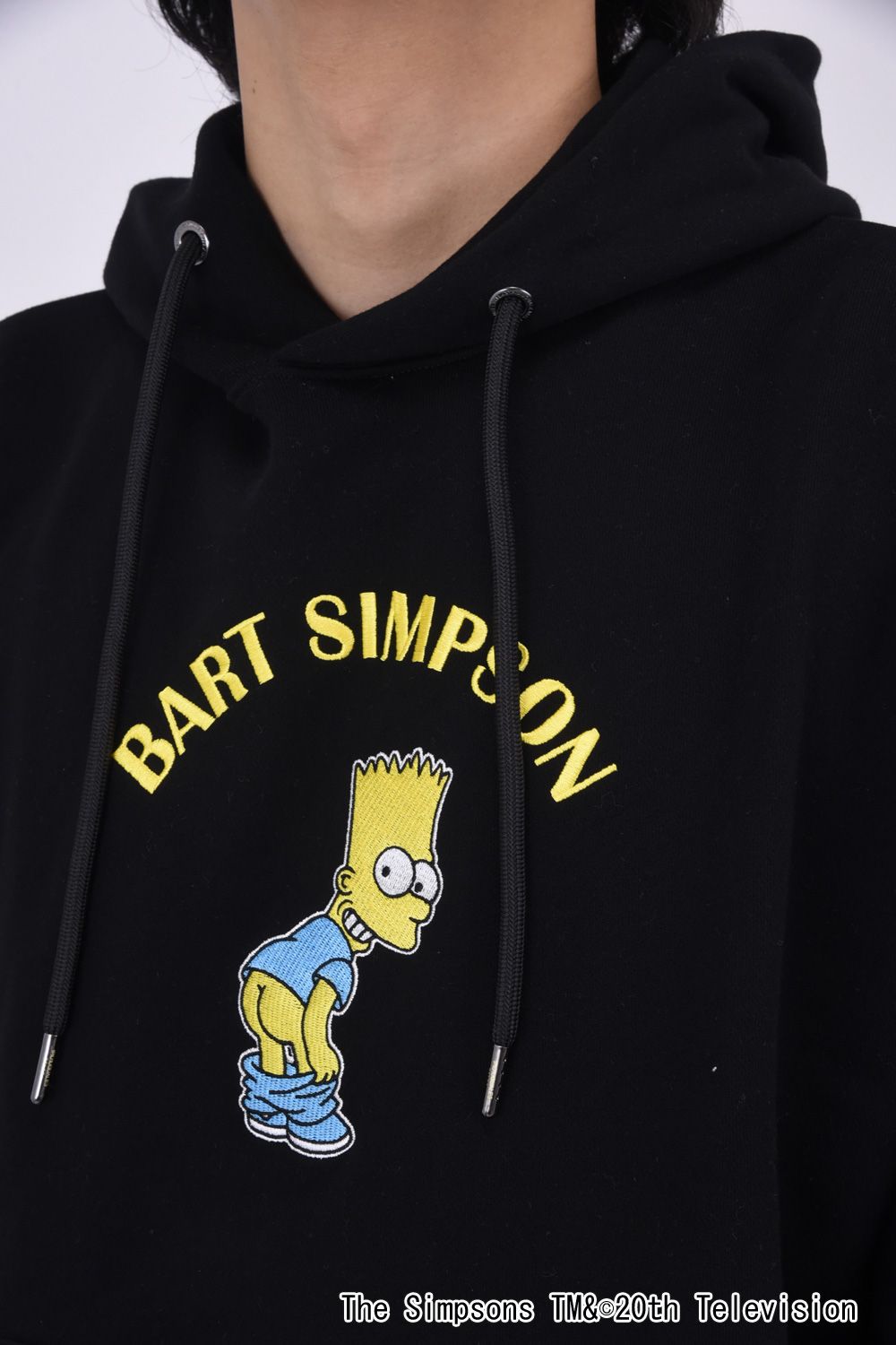 BART SIMPSON HOODIE / シンプソンズプリント フーディ (ブラック)