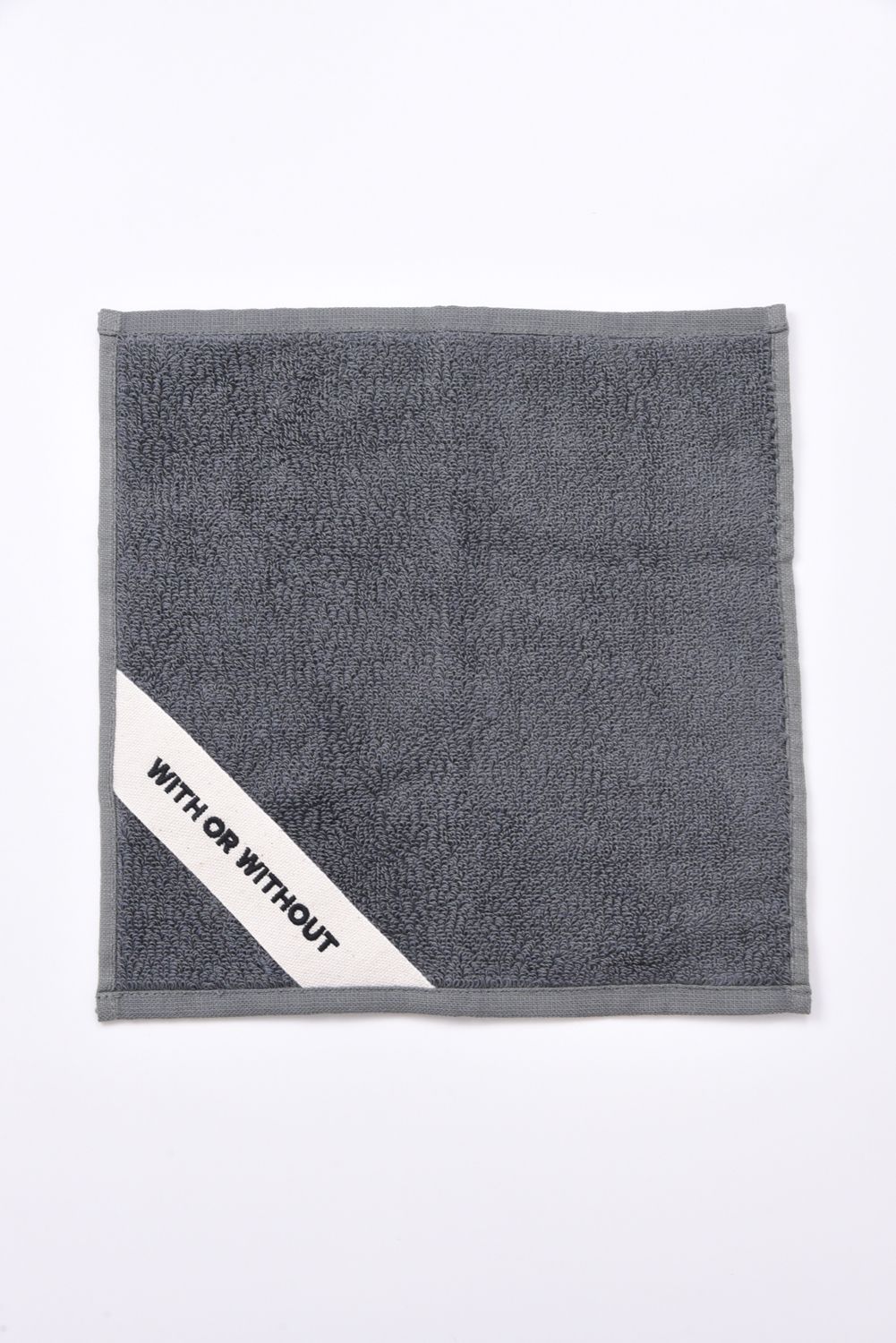 Hand Towel / シルク混 ハンドタオル (グレー)