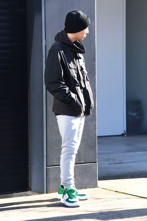 【REIGNING CHAMP】 スウェットパンツでもキメれます!着こなし簡単、シンプルコーディネート Ver.2