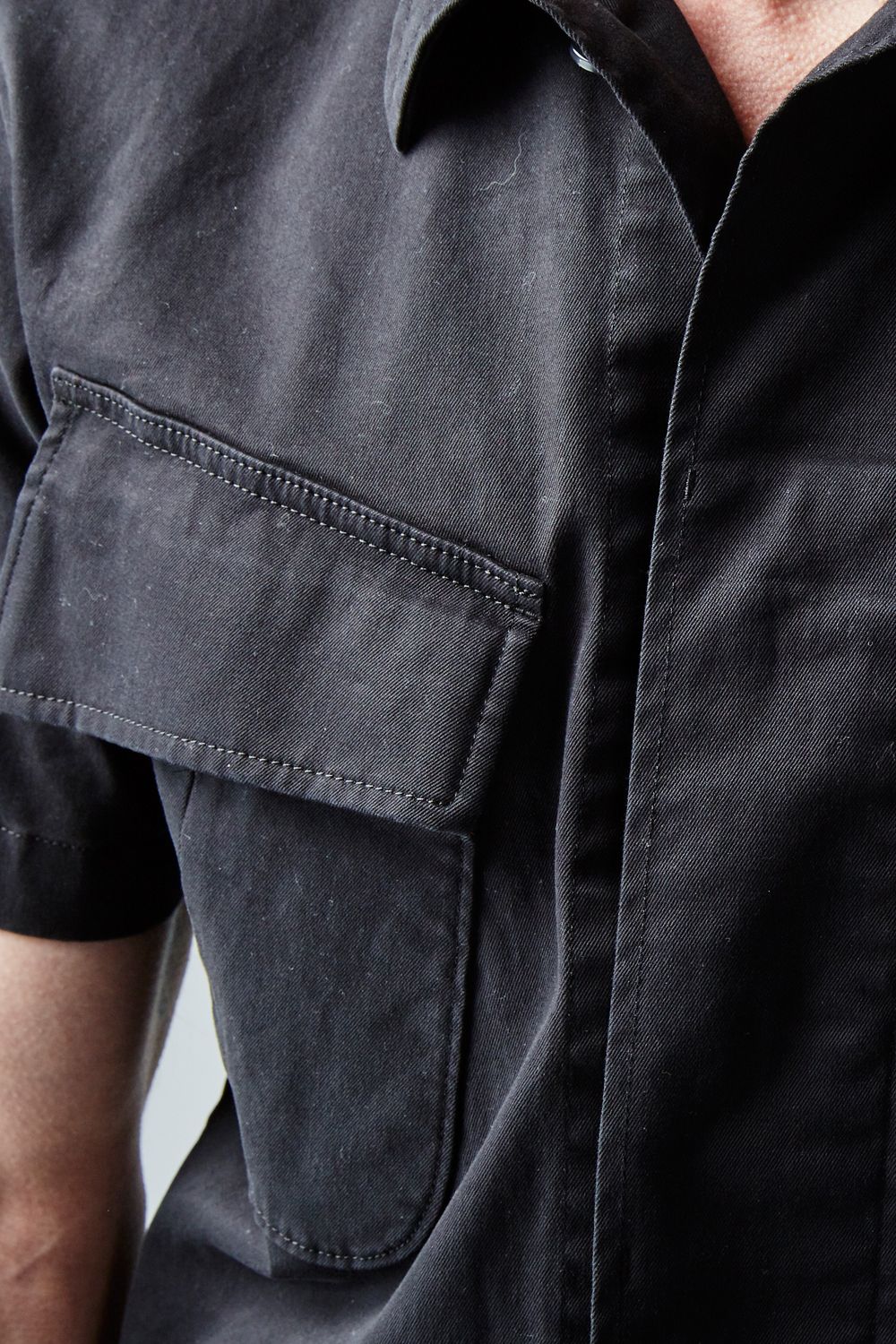 【BLACK MILITARY Vol.7】 JUNGLE FATIGUE S/S SHIRT -BLACK- (9月頃入荷予定 )※オーダー締切8/6(金)11:59迄