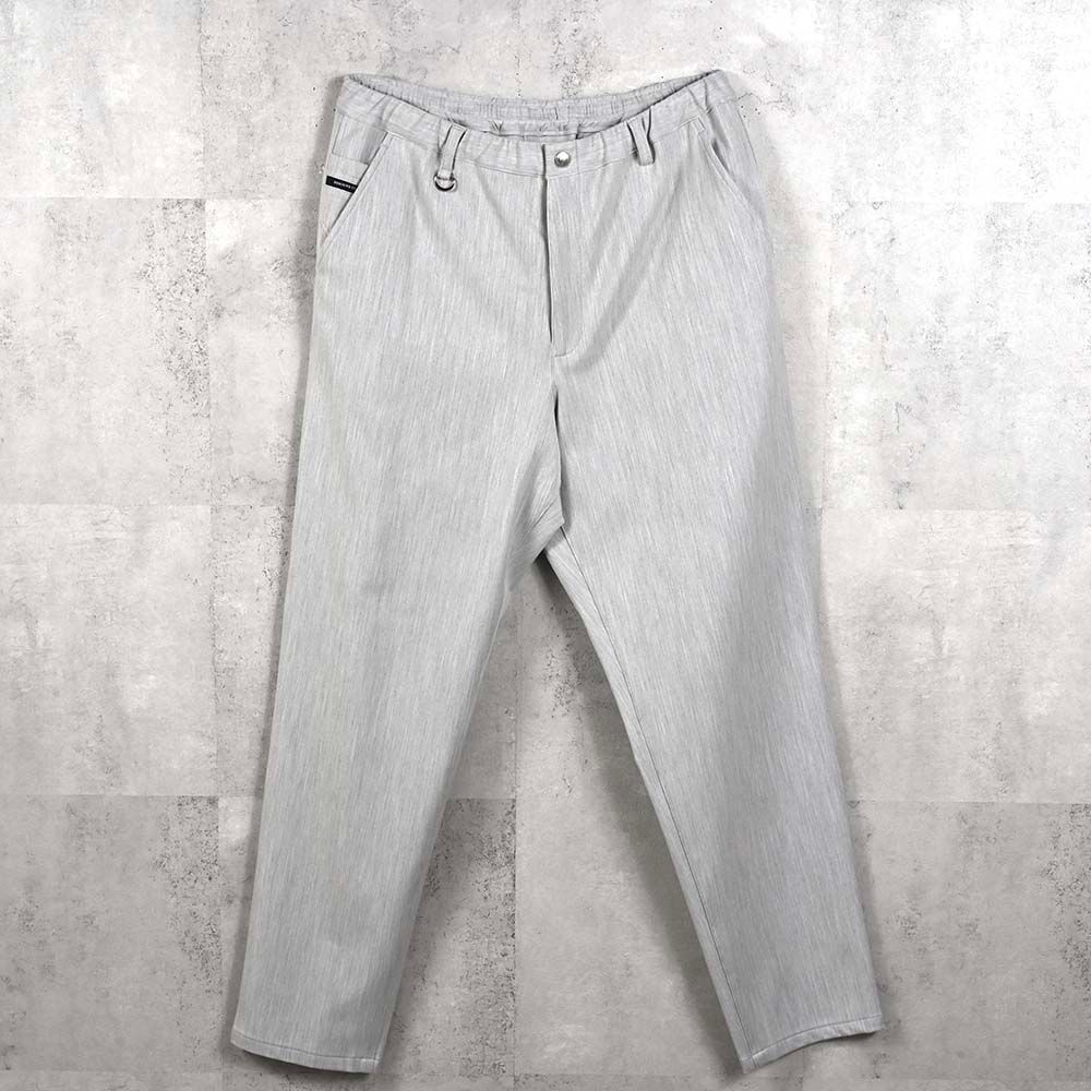 PAT WIDE EASY PANTS / ワイドテーパード イージースラックス (グレー) (12月上旬入荷予定) ※オーダー締切:9月7日(月)17時