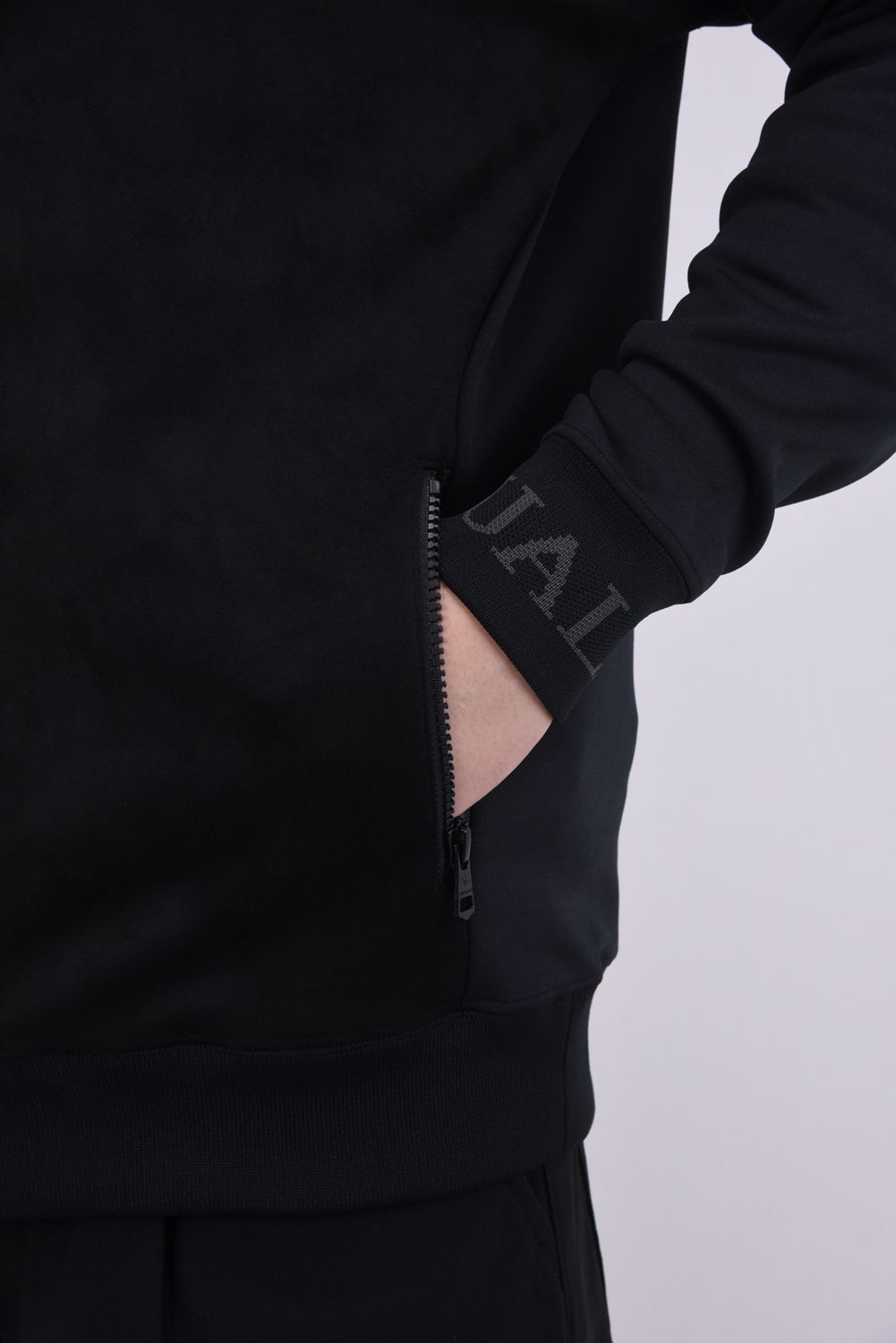 【バックプリント部分にシワ有】 R[10] 113 FULL ZIP PARKA DIAMOND BK / 113ロゴ ルーズフィット フルジップ フーディー ブラック