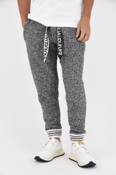 HEMLINE KNIT LONG PANTS / ヘムライン ニット ロングパンツ トップグレー