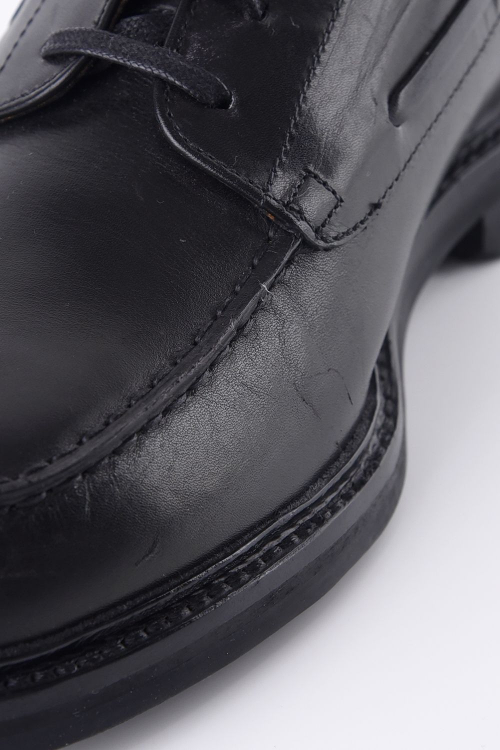 【訳ありアウトレット品】 SLOANE / デッキシューズ フレンチカーフ ブラック