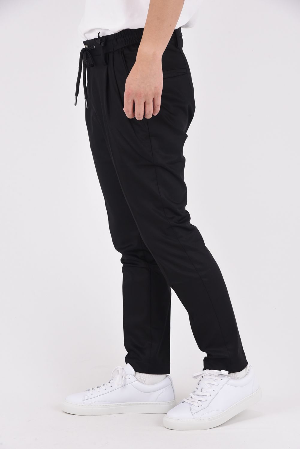 【25AW】 BRIGHT STRETCH JACKET & SLACKS / 微光沢素材 ストレッチジャケット&スラックスセットアップ (ブラック)