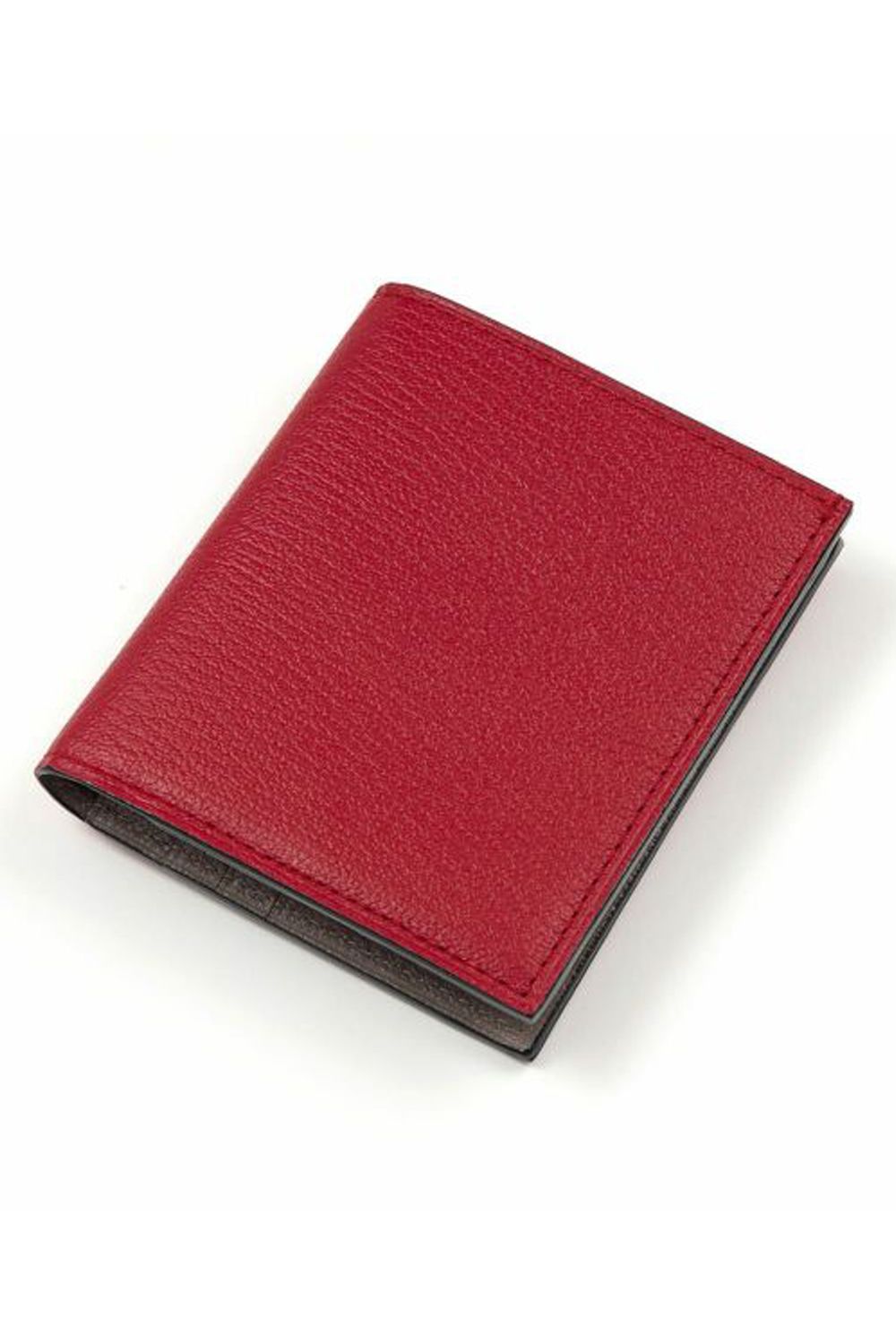 【残り1点】 MINI WALLET / LA401GT ゴートレザー スナップタイプ 二つ折りミニウォレット レッド / トルトラ
