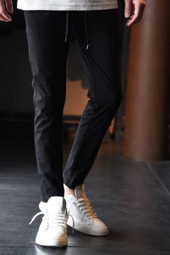 CHRIS EASY PANTS / 【定番】 高機能ナイロン マイクロファイバー スラックス イージーパンツ ナイロンブラック