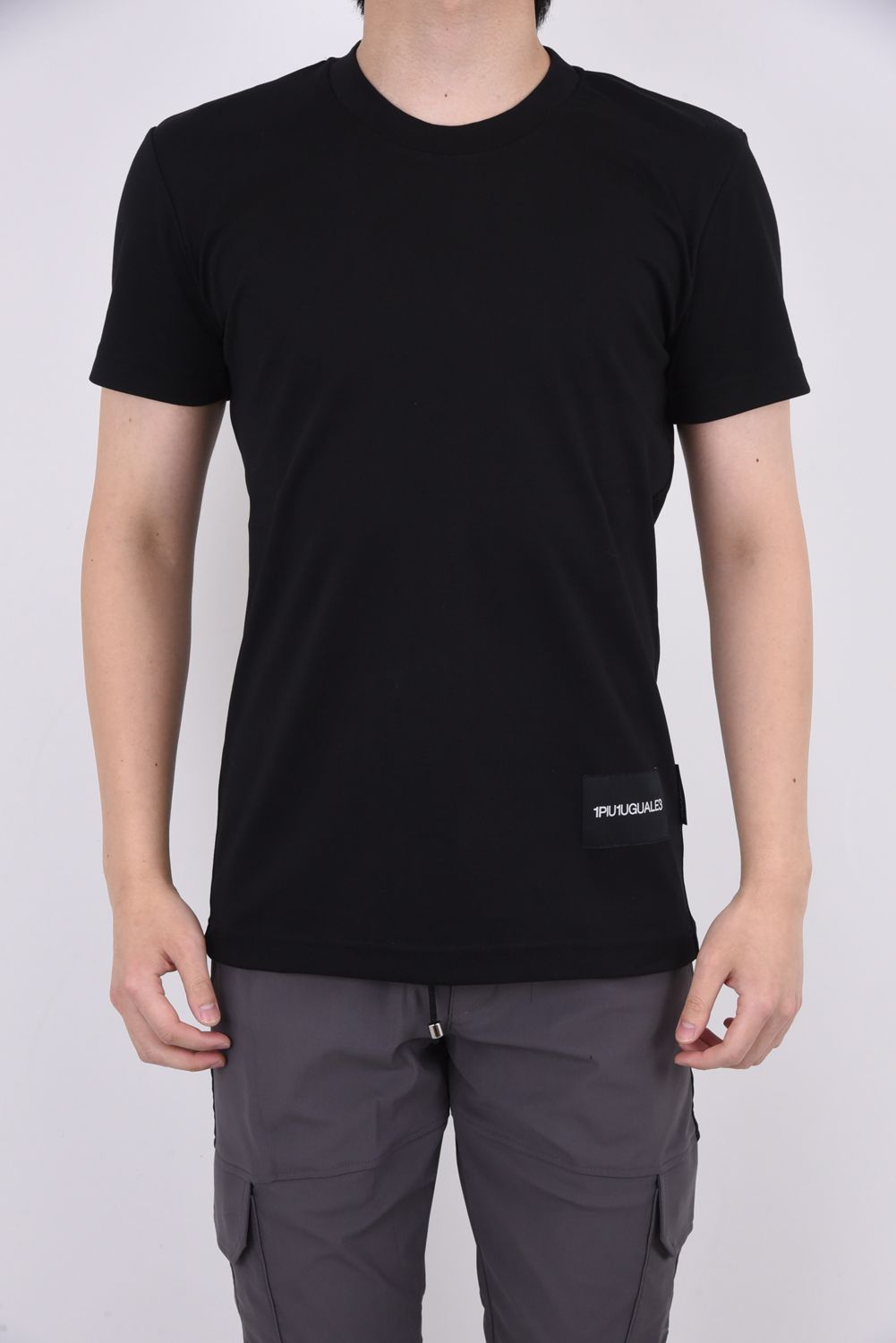 113 TAGS CREW / 定番 タグロゴ ベーシック ベーシッククルーネックTシャツ ブラック