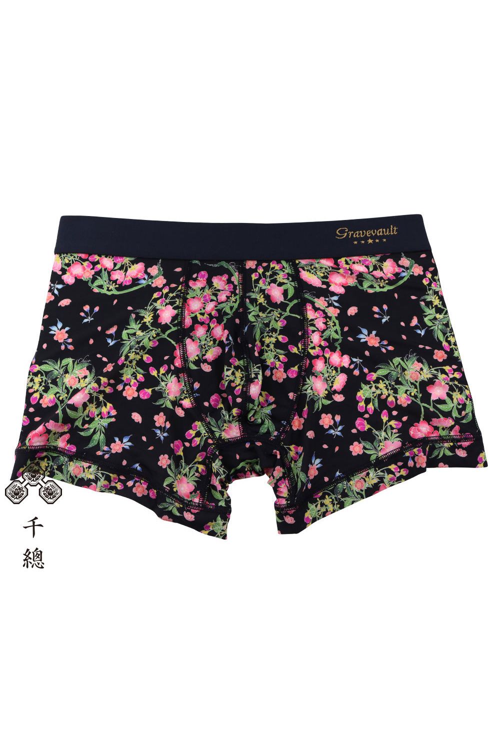 gravevault - SAKURA Short Boxer - 黒 | gossip