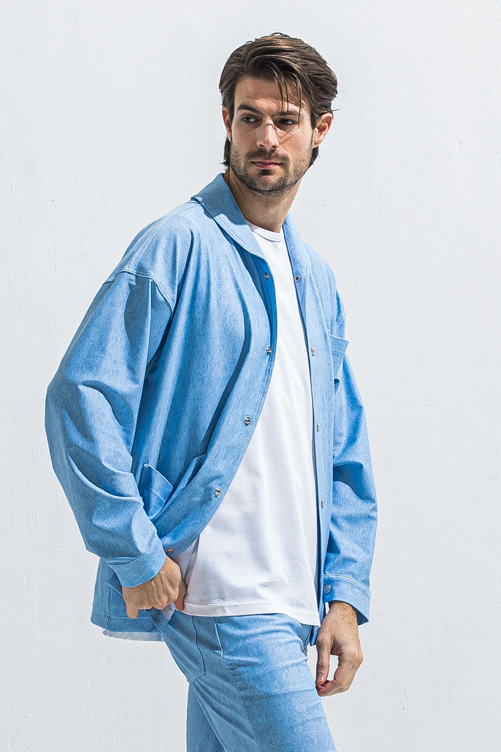 RUSH CAVER ALL/  ラッシュガード カバーオールジャケット (ライトインディゴ) (5月中旬入荷予定) ※オーダー締切:2月15日(日)18時