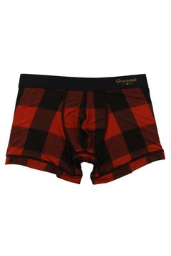 Buffalo check Short Boxer - レッド