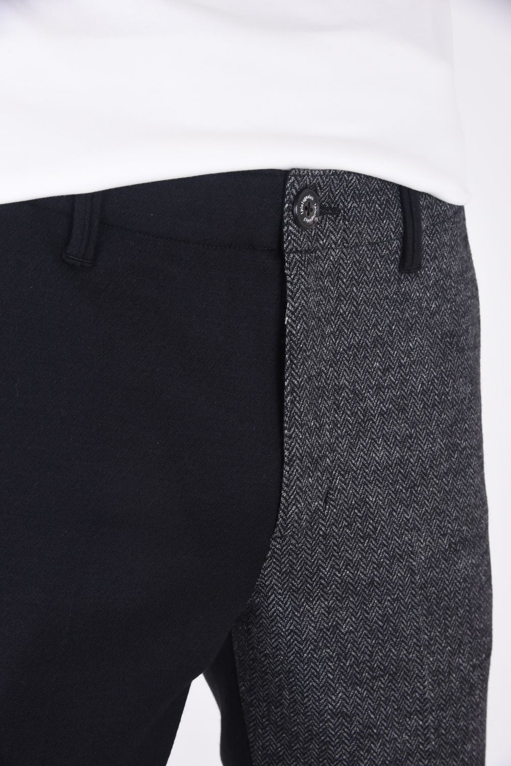 【BR ONLINE動画 紹介アイテム】 RIB TAPERED SLACKS / クレイジーパターン リブテーパードスラックス ブラック