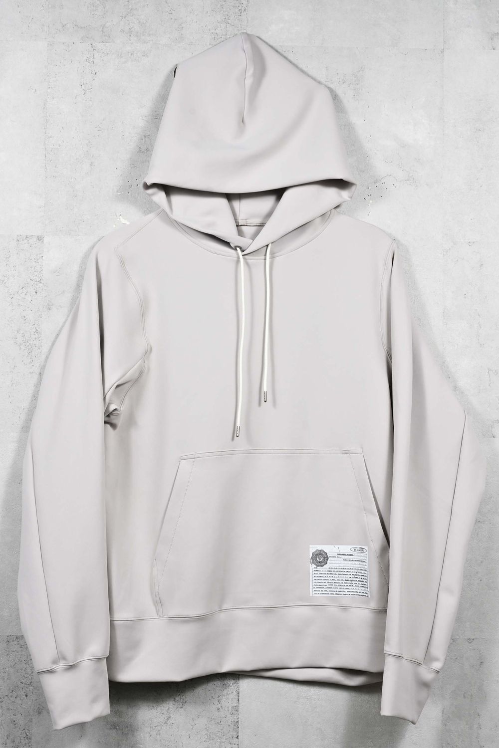 WILL PULLOVER HOODIE / メッセージプリント プルオーバーパーカー (グレージュ) (2月上旬入荷予定) ※オーダー締切12/13(土)17:00