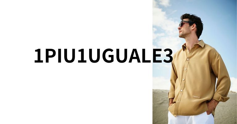 【1PIU1UGUALE3】 WRINKLE RESISTANCE～Twill　BIG OVER SHIRTS～