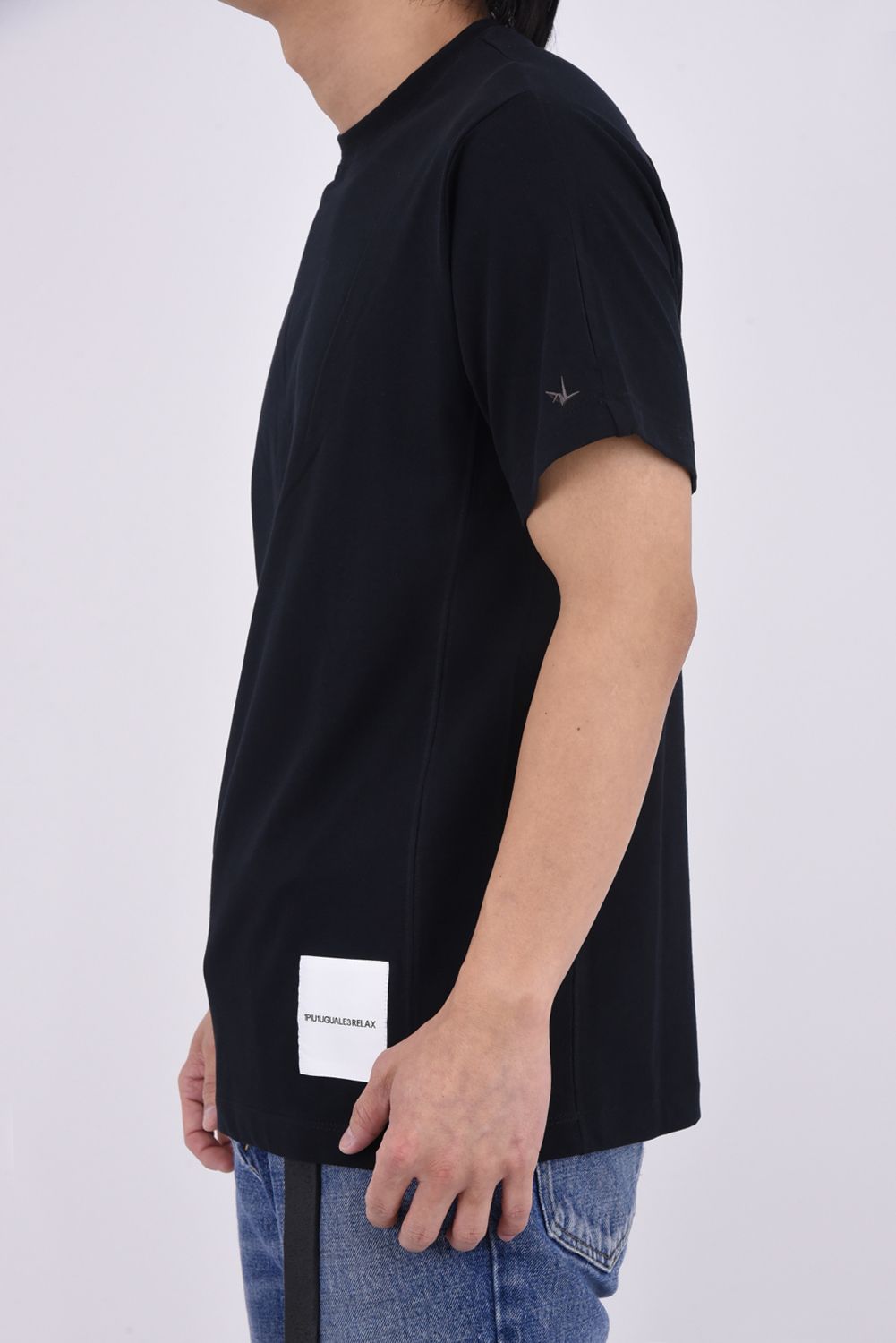 【26SS】 NAME PATCH T-SHIRT / ブランドロゴネームパッチ Tシャツ (ブラック)