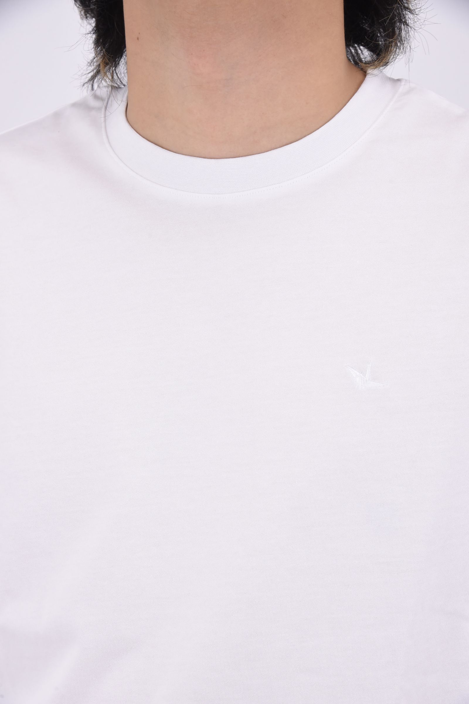 TAPE LOGO LONG T-SHIRT / テープロゴ ロングスリーブ (ホワイト)