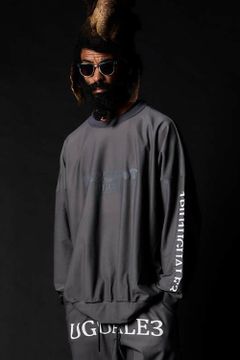 113 SPORT / THESAINT MAFIA AIR BOOST BIG CREW L/S GRAY / ドロップショルダー ロングスリーブ スウェット グレー