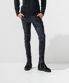 Johnson LINE PT / 360°ストレッチ ジョンソンラインパンツ (クロスブラック) (1月上旬入荷予定) ※オーダー締切:9月7日(月)17時)