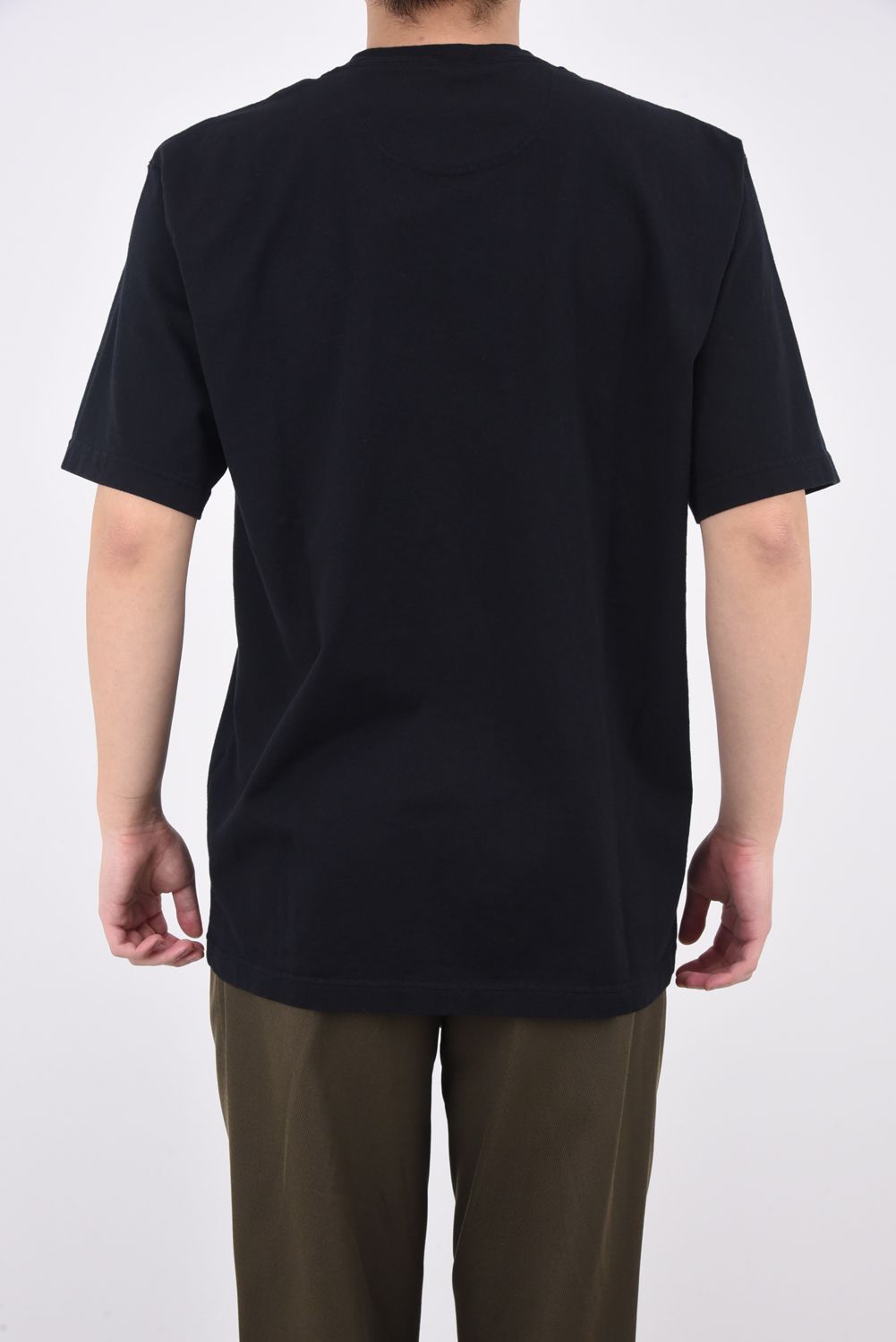 LOGO T-SHIRT / ロゴ プリント クルーネック Tシャツ ブラック