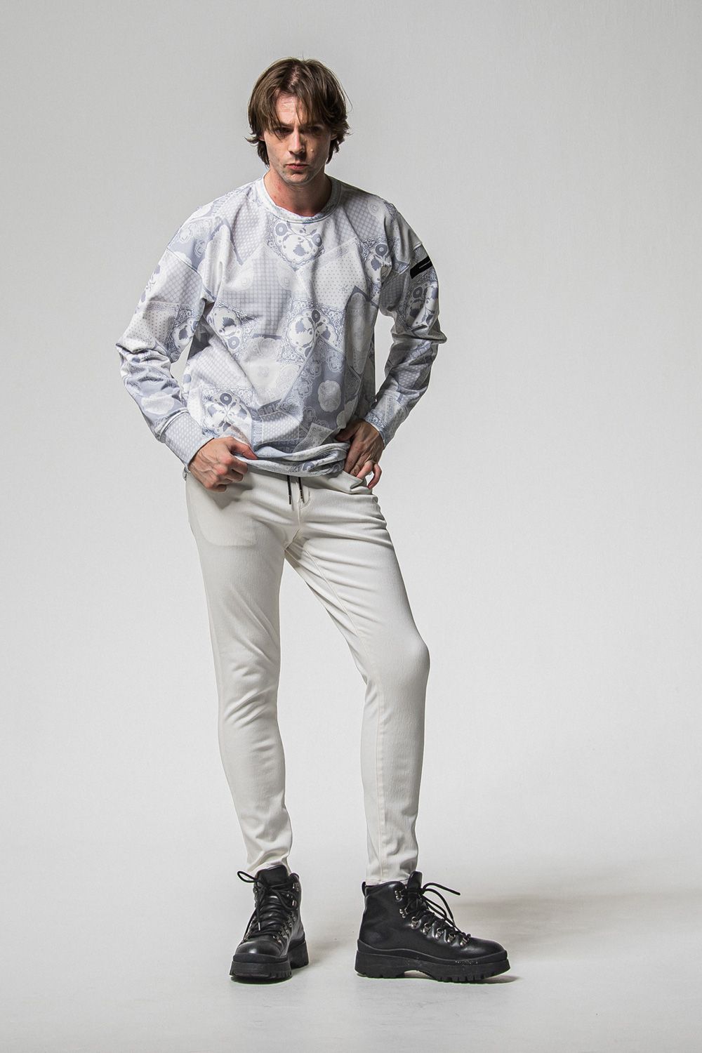 MICK DENIM JERSEY / 定番 デニム ジャージーンズ  (ホワイト) (12月上旬入荷予定) ※オーダー締切：9月1日(月)18:00