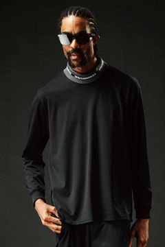 【113SPORT VOL.12 / 24AW】 COMFORTABLE HYBLID MOCK / 113スポーツ  モックネック ブラック